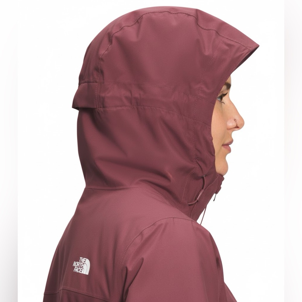The North Face Apex Flex GORE-TEX All Weather Jacket Women's XL Maroon Like New - Picture 5 of 16